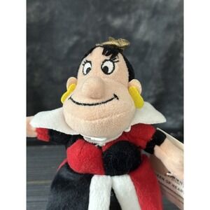 Queen Of Hearts Tags Beanie Plush Vtg 1990s Disney Store Exclusive Wonderland